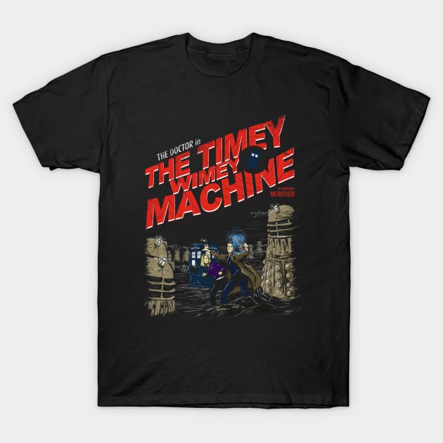 The Timey Wimey Machine T-Shirt by girardin27